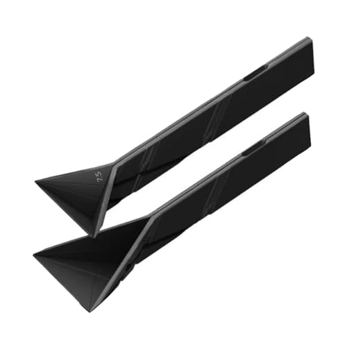 SECRET DESIRE 2 Pieces Folds Flat Measuring Spoons Multifunctional for Kitchen Baking Cook Black|Kitchen Dining & Bar|Kitchen Tools & Gadgets|Measuring Cups & Spoons - Image 2