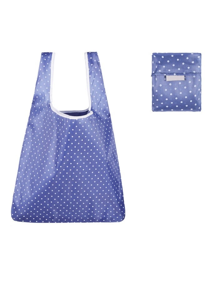 Portable Reusable Shopping Grocery Bag with Pouch Foldable, Washable ,  Heavy Duty Tote, Eco-Friendly Purse Bag Fits in Pocket Waterproof & Lightweight Reusable Grocery Bag  - Image 1