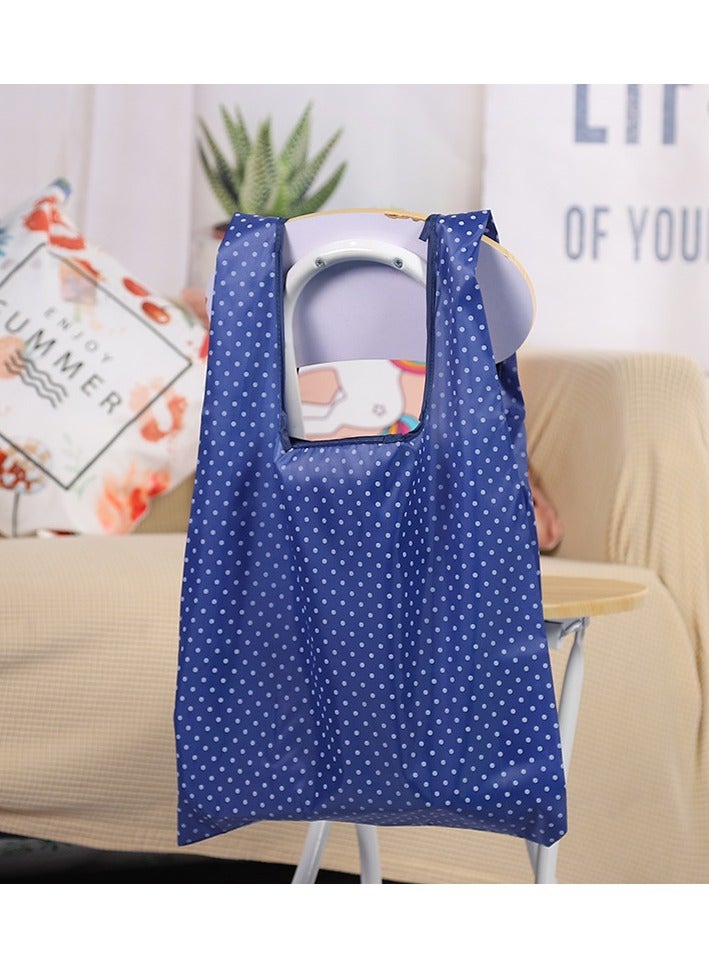 Portable Reusable Shopping Grocery Bag with Pouch Foldable, Washable ,  Heavy Duty Tote, Eco-Friendly Purse Bag Fits in Pocket Waterproof & Lightweight Reusable Grocery Bag  - Image 2
