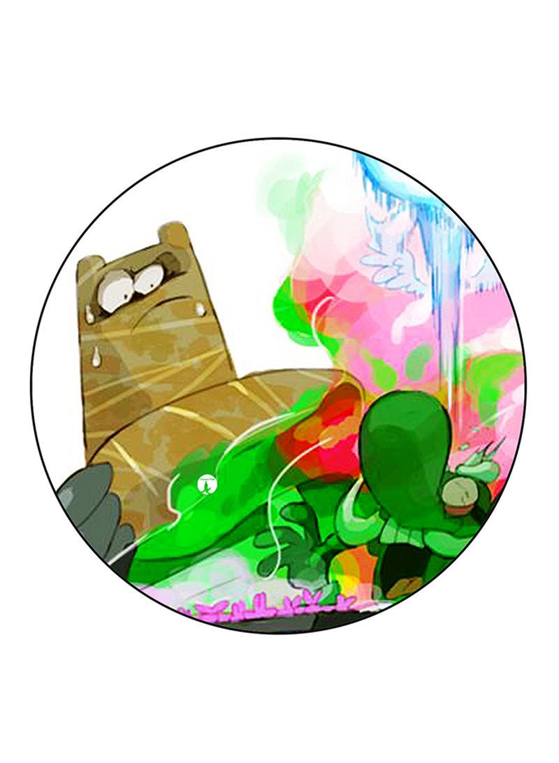 Chowder Printed Mouse Pad  Round  Multicolour