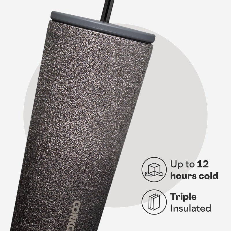 CORKCICLE Cold Cup w/Straw 710ml Steel Shadow - Image 3