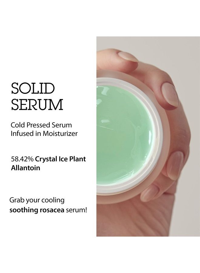 Blithe Pressed Serum Crystal Iceplant Face Moisturizing Gel - Kbeauty Best Skin Cream for Dry Skin, Korean Serum for Combination Skin & Redness Relief, Face Moisturizer for Dry Skin Cream 1.68 Oz - Image 2