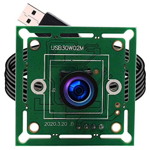 ELP VGA Super Mini Wide Angle USB Camera Module with 120degree Lens High Speed 480P 60fps UVC USB20 Video Webcam Board OV7725 Embedded Industrial PC Camera for Laptop Raspberry Pi Jetson Nano - Image 1