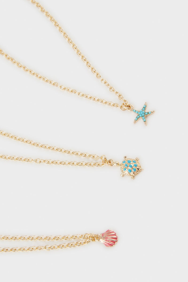 ديفاكتو خلخال حريمي ذهبي - 3 قطع - Image 2