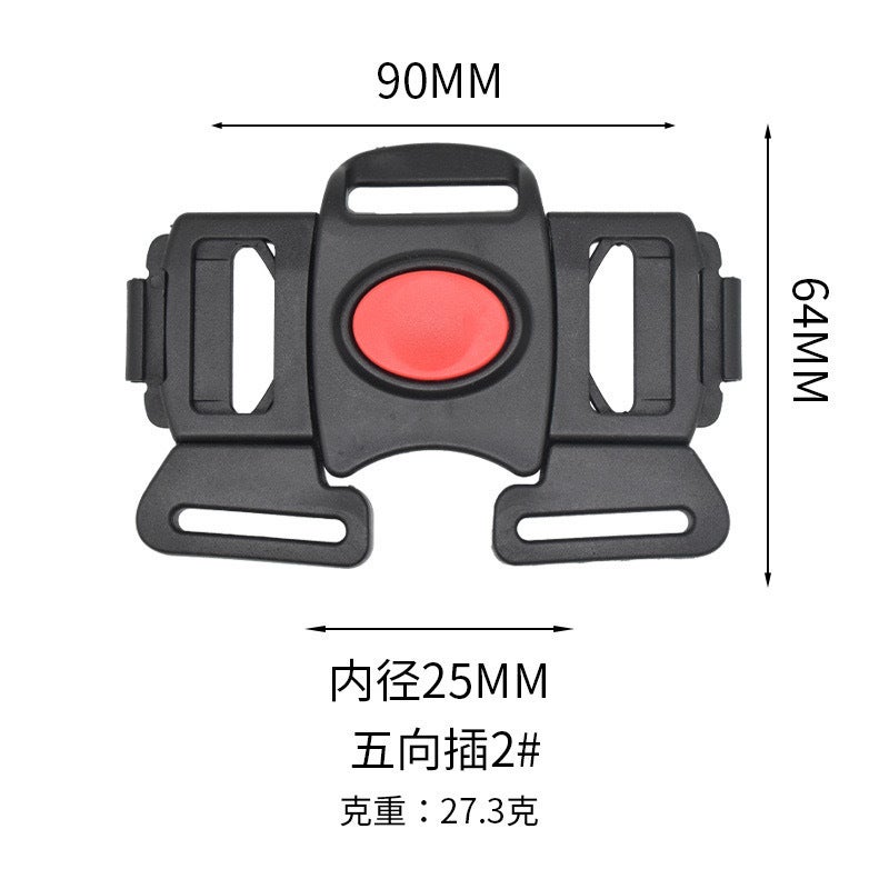 Manufacturers Supply Five-Way Stroller Buckle Five-Way Buckle Pet Strap Stroller Buckle Baby Strap Buckle - Image 3