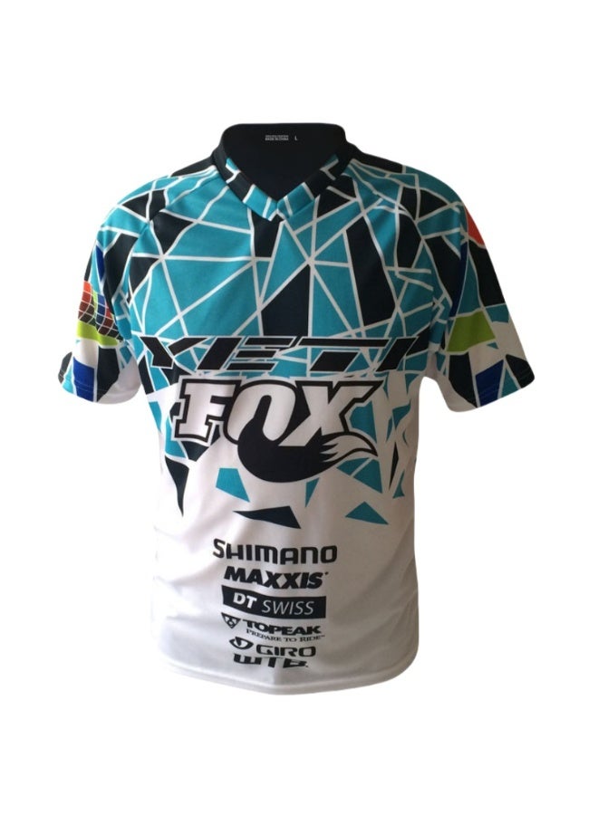 Fox Men's Outdoor Cycling Suit Off-road Road Mountain Bike Cycling Tops - Image 1