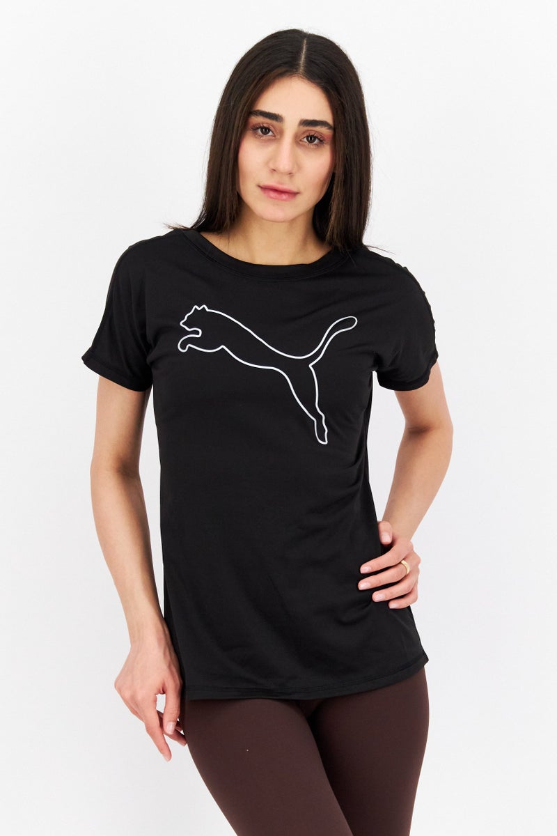 PUMA Women Sportswear Fit Training Top, Black - Image 1