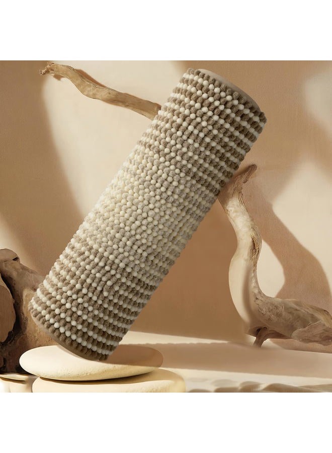 BSICPRO Bath Mat Rug for Bathroom Non Slip 17 x 24 Inches Water Absorbent Chenille Floor Mats Machine Washable (Tan) - Image 1