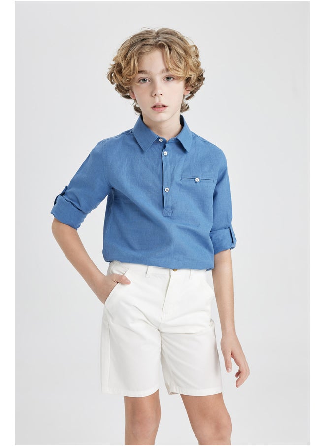 DeFacto Boy Regular Fit Woven Shorts  - Image 3