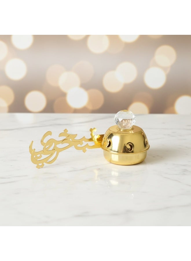 handheld Premium Metal Bakhoor Burner with Tong - 5 cm - Image 2