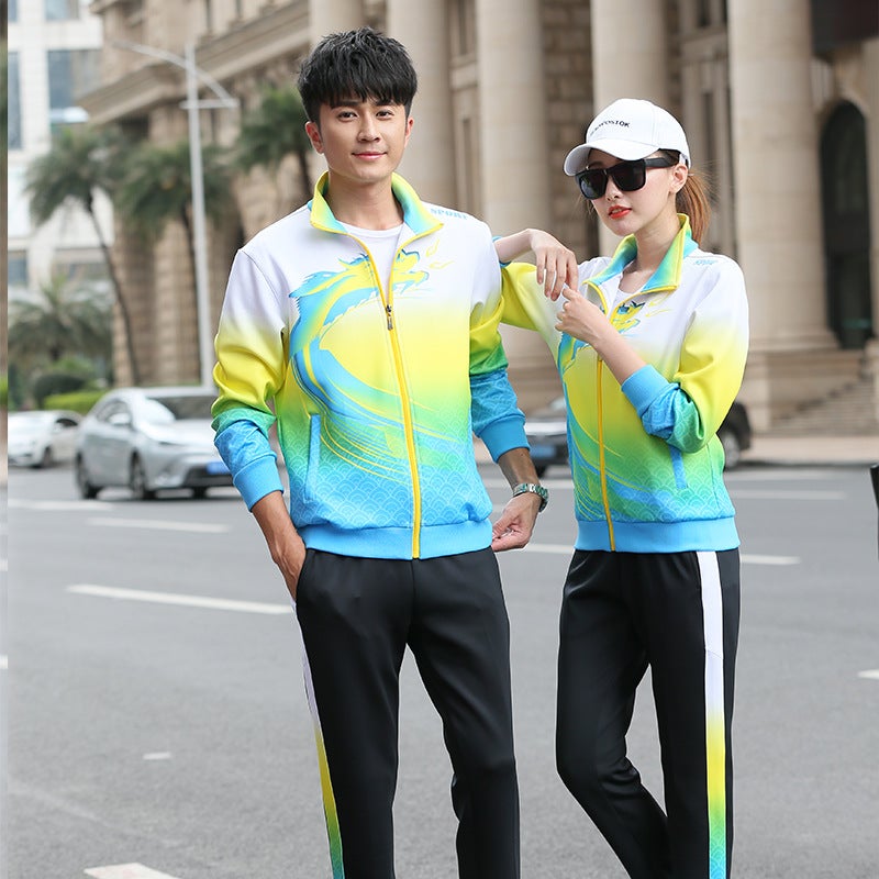 Dragon Suit Athlete Training Sports Suit Sports Meeting Performance Suit Group Suit Student Class Suit Sports Suit For Men - Image 1