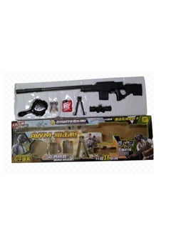 Generic مسدس لعبة AWM Sniper مع هدف ليزر مسدس لعبة كبير الحجم لساحة المعركة  - Image 4