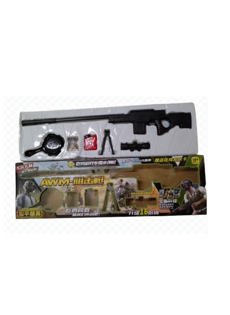 Generic - AWM Sniper Toy Gun with Laser Target Big Size  Battleground Toy Gun - Image 1
