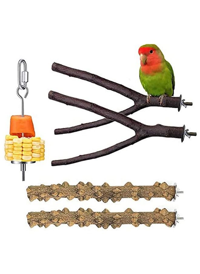 Neostyle Neostyle Parrot Toy Birds Stand Five Piece  - Image 1