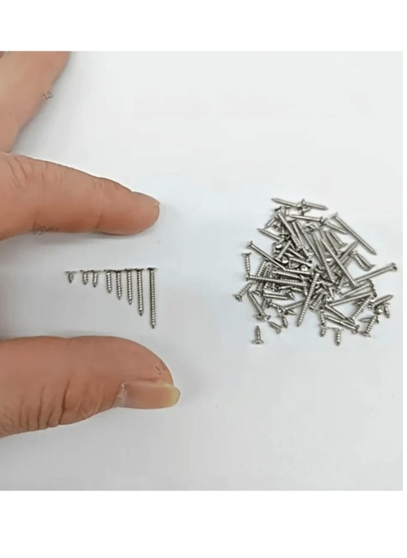 ماركة غير محددة - طقم مجموعة براغي تثبيت ذاتية 620 قطعة M2 M3 M4 ، طقم مجموعة براغي تثبيت ، صواميل قفل سن خشب براغي مجموعة - Image 1