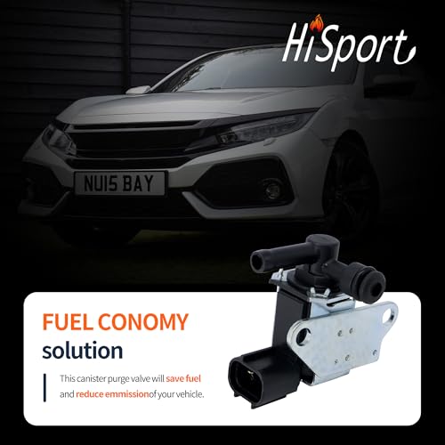 HiSport 36162PNC005 Vapor Canister Purge Solenoid Valve Compatible with Acura RSX 20022004 Honda Civic 20022005 CRV 20022004 Replaces K5T46680 - Image 3