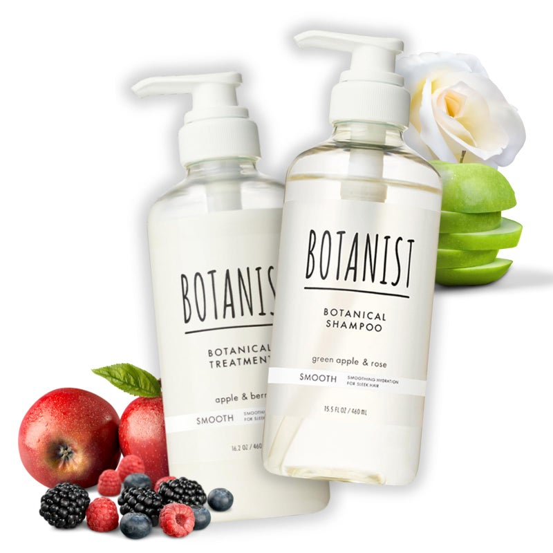 BOTANIST Anti Frizz Shampoo and Conditioner Set for Women & Men, Organic Shampoo and Conditioner by Protein, Hyaluronic Acid & Collagen from Japan, Keratin SHAMPOO & CONDITIONER 31.7Fl Oz SMOOTH - Image 1