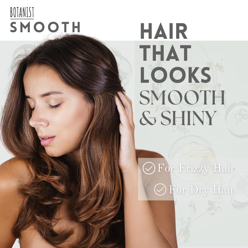 BOTANIST Anti Frizz Shampoo and Conditioner Set for Women & Men, Organic Shampoo and Conditioner by Protein, Hyaluronic Acid & Collagen from Japan, Keratin SHAMPOO & CONDITIONER 31.7Fl Oz SMOOTH - Image 2