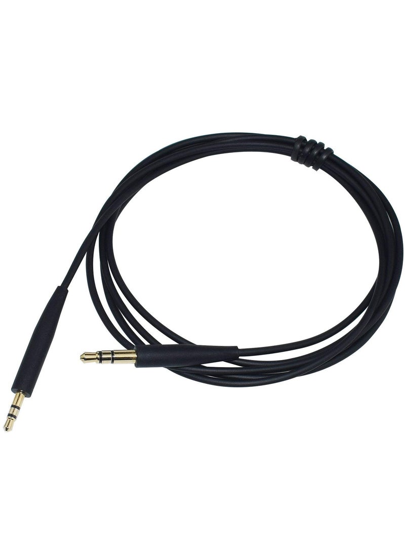 Generic - Factory wholesale applicable BOSE Dr. QC35 second generation earphone cable QC45 audio cable 3.5 to 2.5 earphone accessories Classic black [oxygen-free copper core without noise] - Image 1