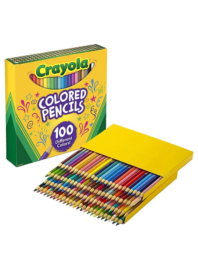Crayola 100 Piece Colored Pencils Set, Gifts For Kids & Adults - Image 1