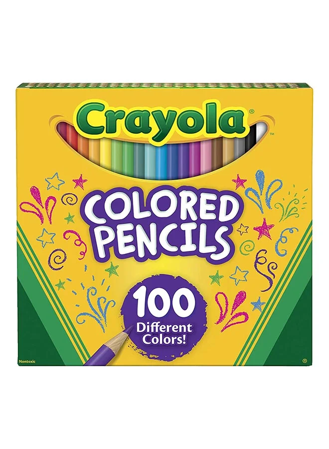 كرايولا 100 Piece Colored Pencils Set, Gifts For Kids & Adults