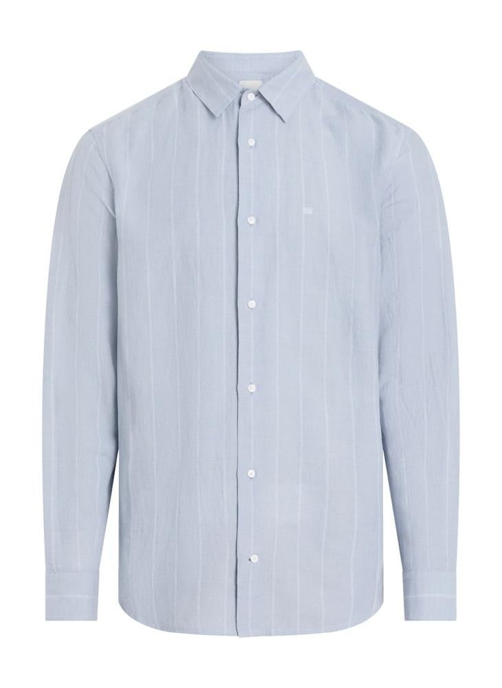 CALVIN KLEIN Linen Cotton Stripe  Shirt  - Image 5