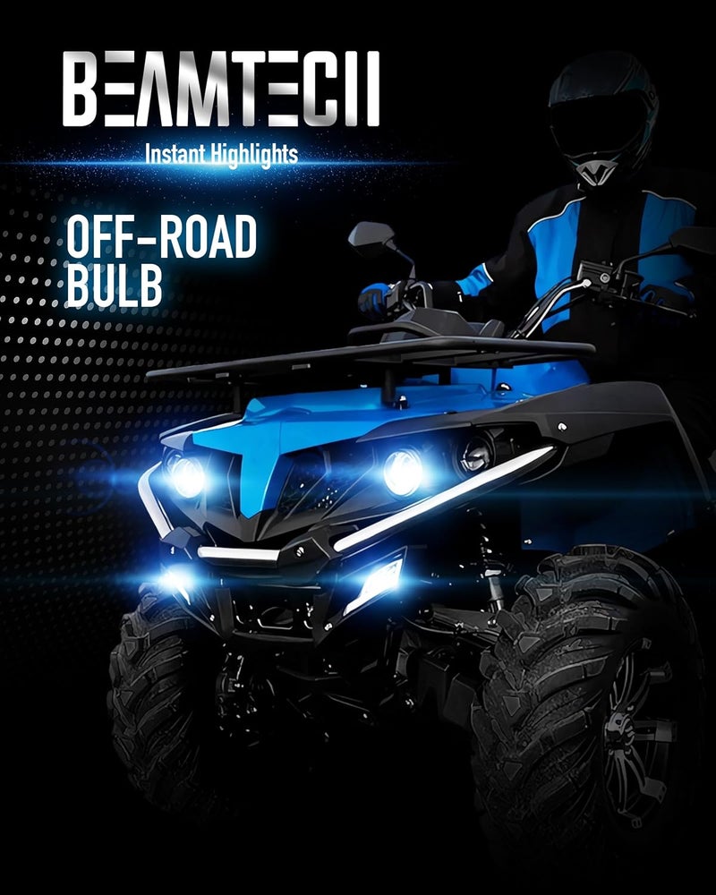 BEAMTECH H13 9008 Powersport Bulb for Off-Road or Fog Light - 2 PCS - Image 5