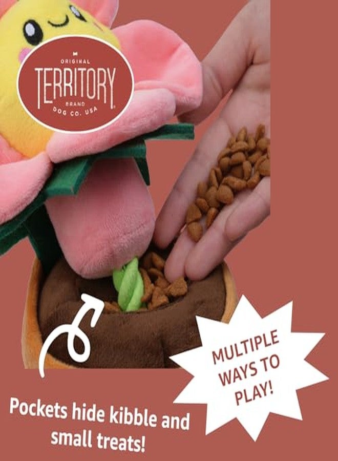 Territory Garden Treat-and-Tug Dog Toy - 19” Interactive Hide-and-Treat Toy with Pockets for Kibble & Treats - Squeaker, Crinkle Sounds, and Tug Play - Image 4