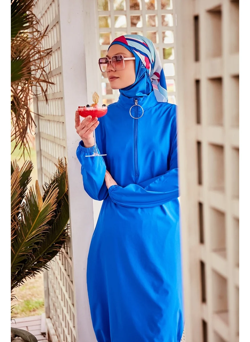 مارينا Parachute Fabric Saks Fully Covered Hijab Swimsuit M2404