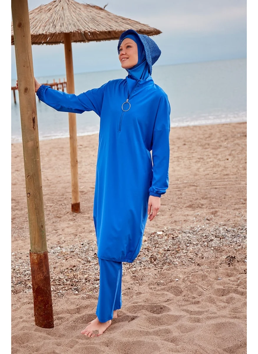 مارينا Parachute Fabric Saks Fully Covered Hijab Swimsuit M2404