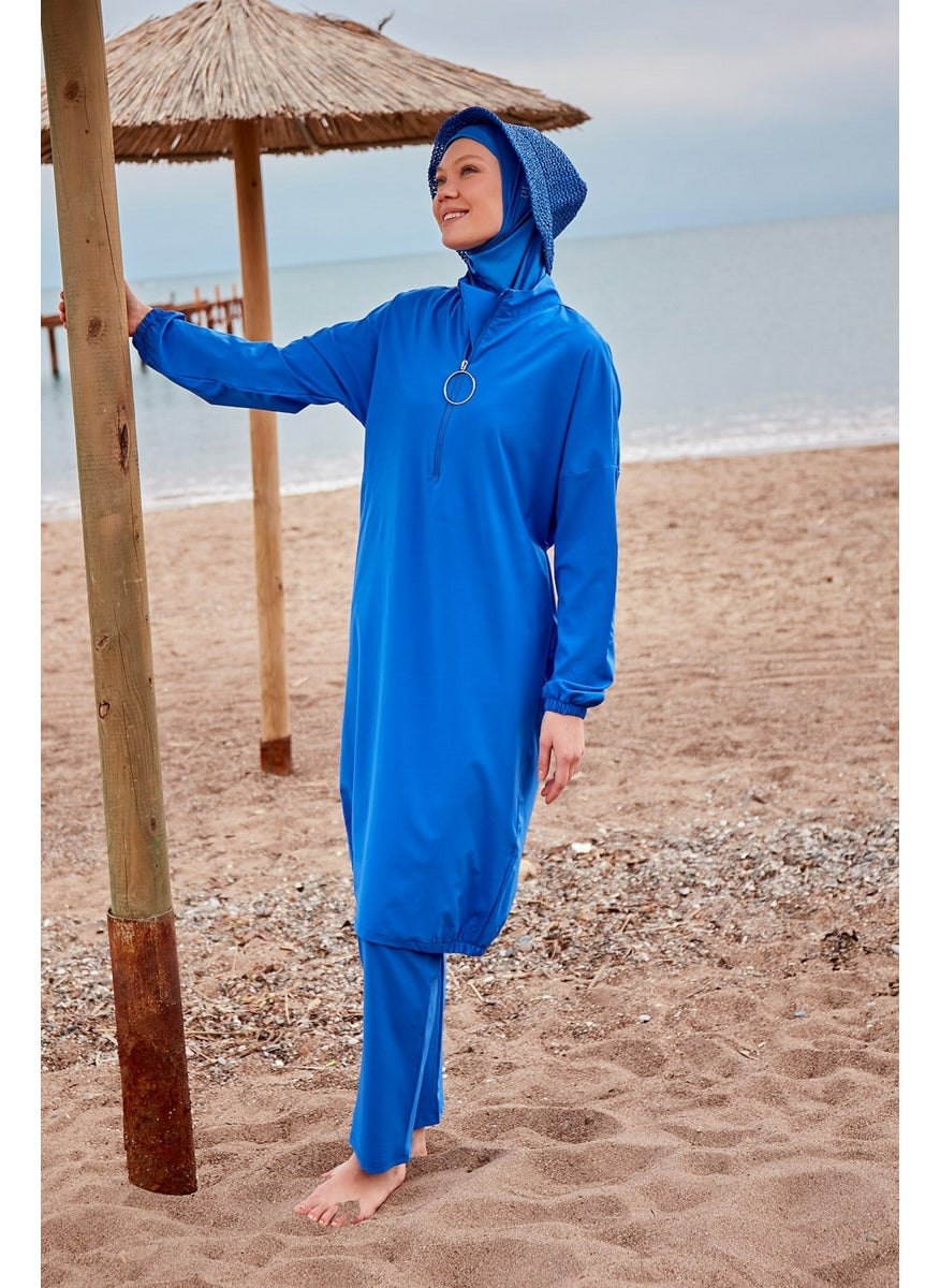 Marina Parachute Fabric Saks Fully Covered Hijab Swimsuit M2404  - Image 2