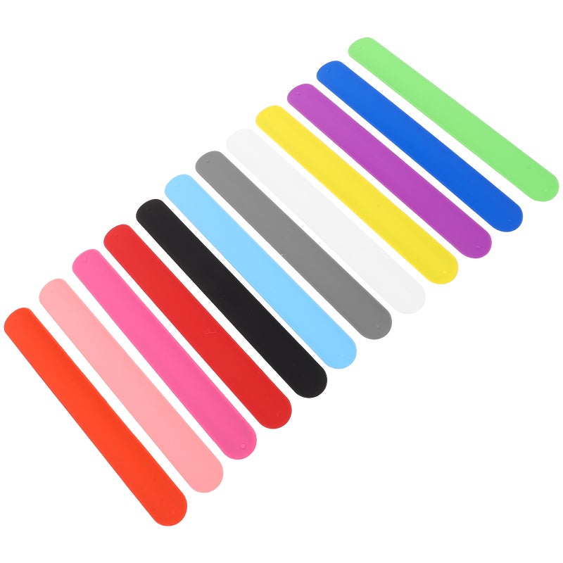 24pcs Silicone Slap Bracelets: Color Wristbands Comfortable Bands for Parties Events Outdoor Activities - Birthday Party Favors - Image 4