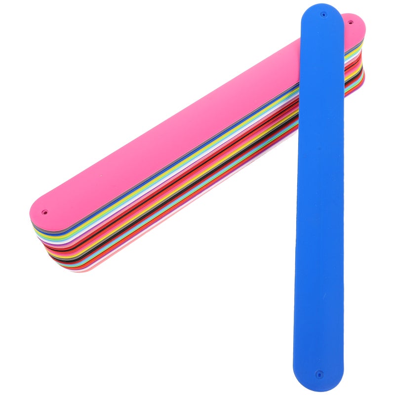 24pcs Silicone Slap Bracelets: Color Wristbands Comfortable Bands for Parties Events Outdoor Activities - Birthday Party Favors - Image 5