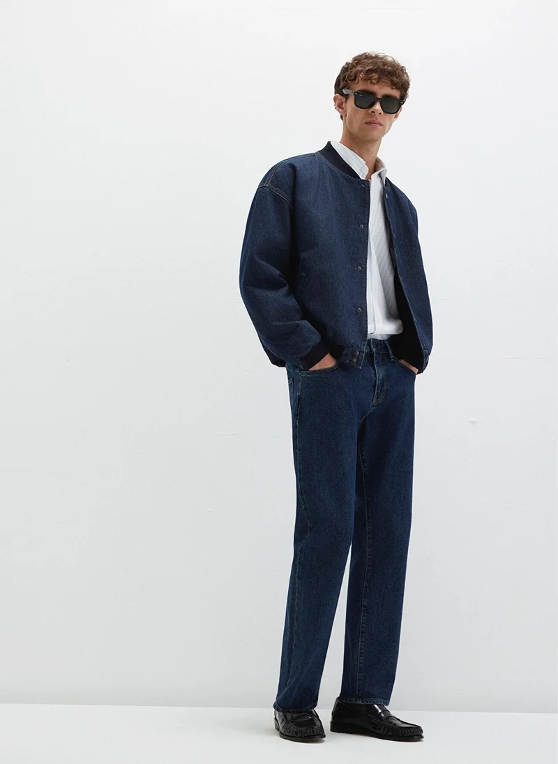 MAVI Lisbon Used Dark Indigo Classic Denim Jean Pants