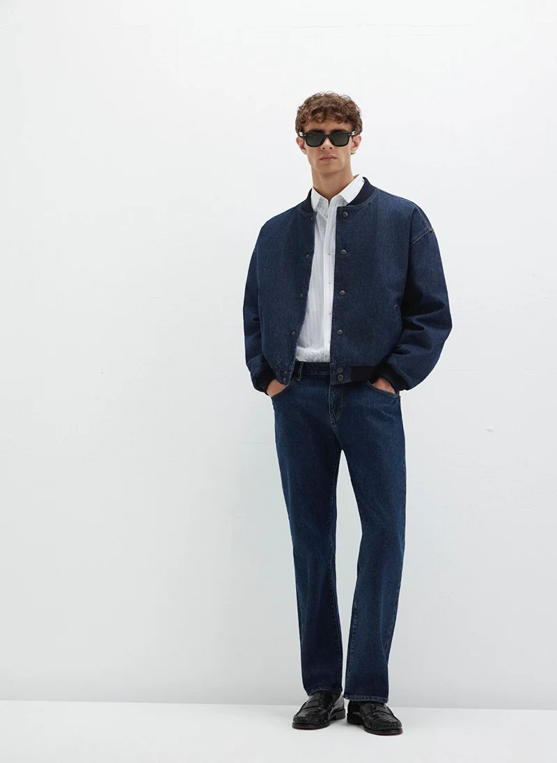 MAVI Lisbon Used Dark Indigo Classic Denim Jean Pants