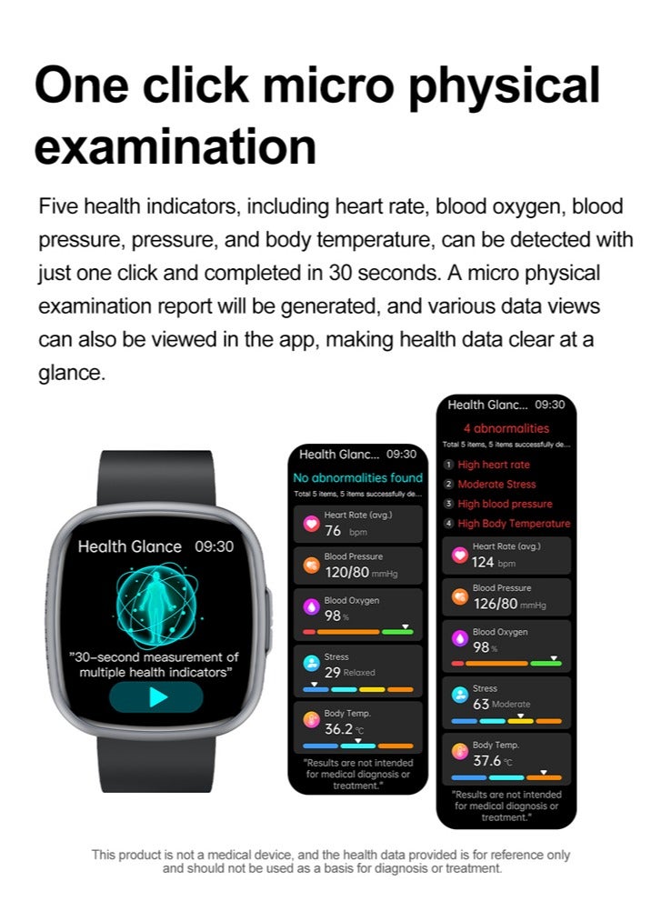 رولستيمي ساعة ذكية للرجال 1.75 بوصة شاشة عالية الدقة الرياضة مقاوم للماء بلوتوث دعوة مراقبة الصحة - Image 4