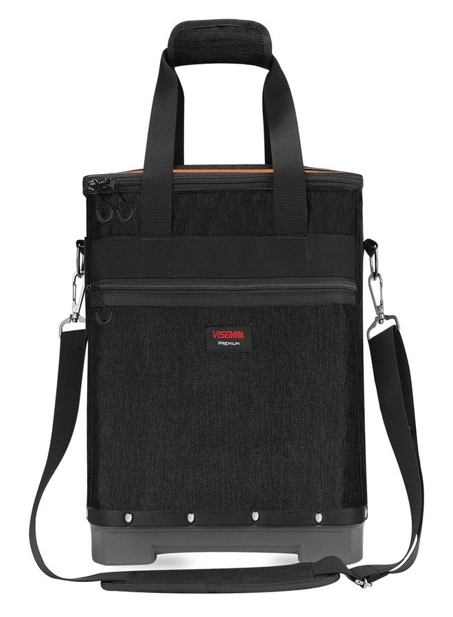 VISEMAN Bowling Bag for Single Ball, Bowling Ball Tote Bowling Bag with Plastic Bottom for Bowling Shoes and Accessories - Image 1