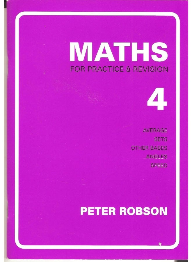 Maths for Practice and Revision: Bk. 4