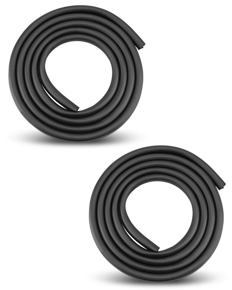 ANODZU 2 Pcs Front Door Weatherstrip Seal Fit for Chevy Silverado Avalanche Suburban Tahoe GMC Sierra Yukon XL Cadillac Escalade Replace 15244250 15063155