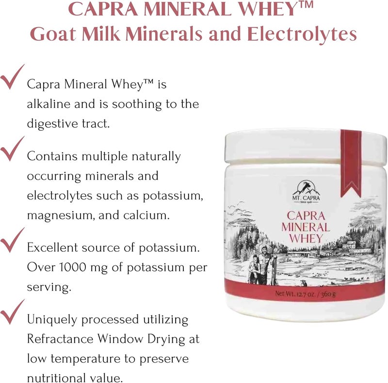 MT. CAPRA SINCE 1928 Capra Mineral Whey - 360g - Image 3