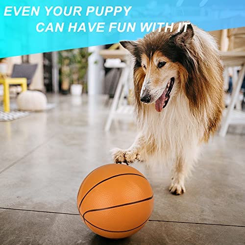 Amarlozn 6 Mini Basketball for Indoor Mini Basketball Hoop 6 Inch Replacement Basketballs Soft Ball for Inflatable Pool Hoop Pool Outdoor Play Game Gift Pack for Toddler Kids Adults Orange - Image 5