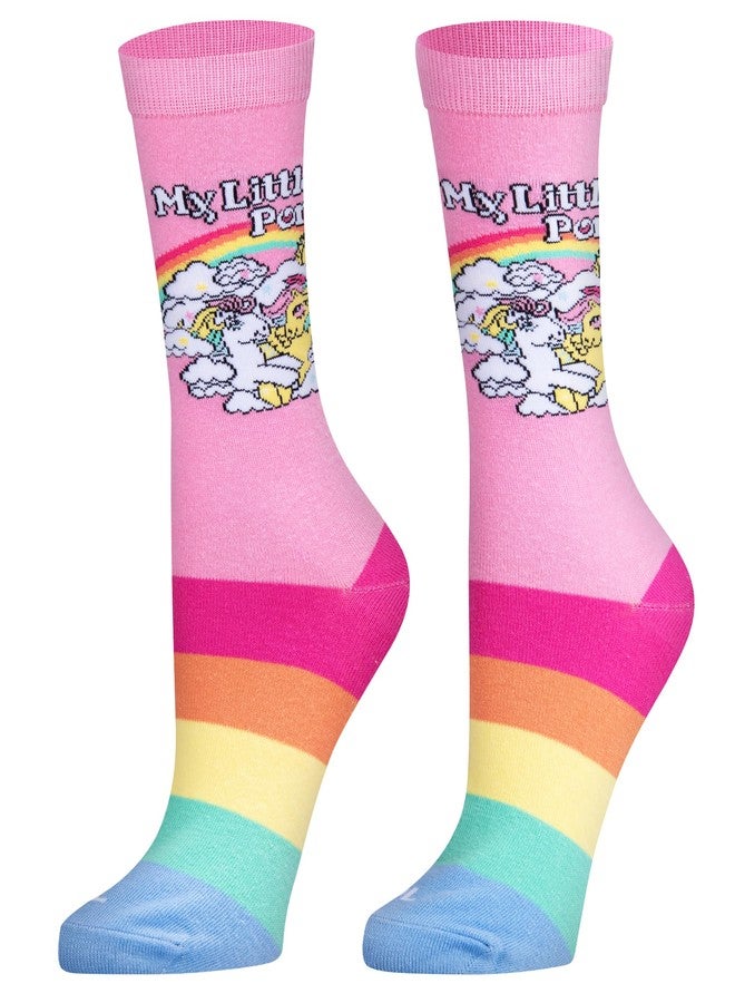 Odd Sox جوارب رائعة - جوارب ماي ليتل بوني - جوارب مرخصة رسميًا من هاسبرو - مقاس متوسط للرجال والنساء والأطفال - جوارب مميزة بتصميم ألعاب كلاسيكي - مزيج قطني مريح - هدية ممتعة للمراهقين والبالغين - Image 1