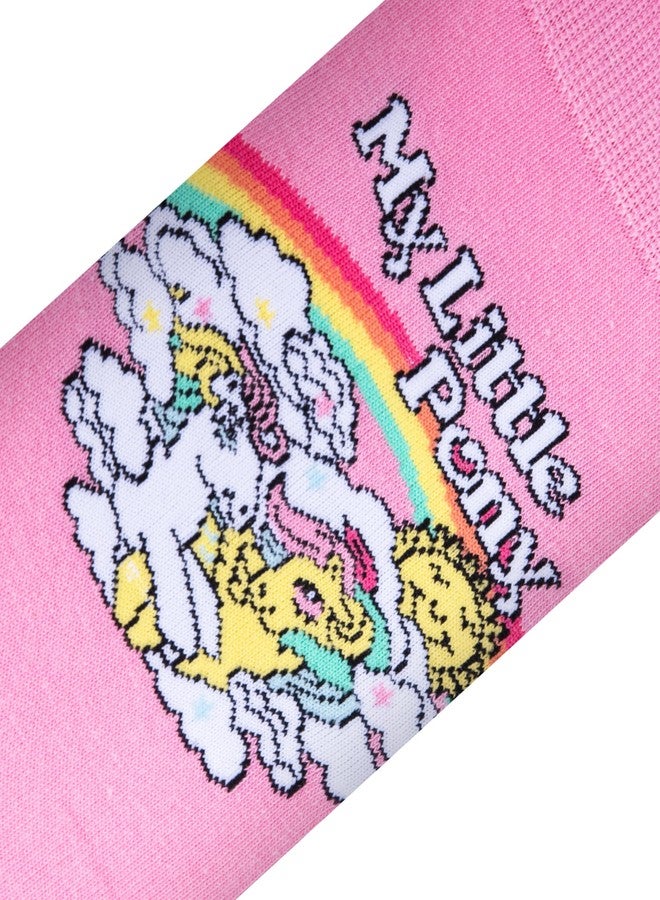 Odd Sox جوارب رائعة - جوارب ماي ليتل بوني - جوارب مرخصة رسميًا من هاسبرو - مقاس متوسط للرجال والنساء والأطفال - جوارب مميزة بتصميم ألعاب كلاسيكي - مزيج قطني مريح - هدية ممتعة للمراهقين والبالغين - Image 4