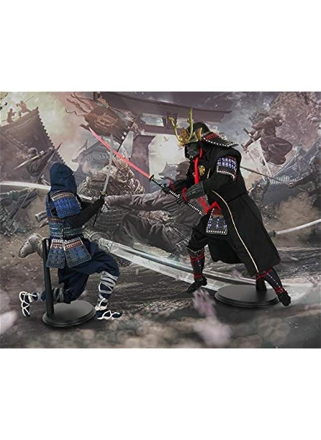 null - 1/6 Scale Action Figure Display Stand Set (U and C Clips) for 12 Inch Action Figure, Adjustable Height (5 to 8 Inches) (U and C Clip 3 sets) - Image 1