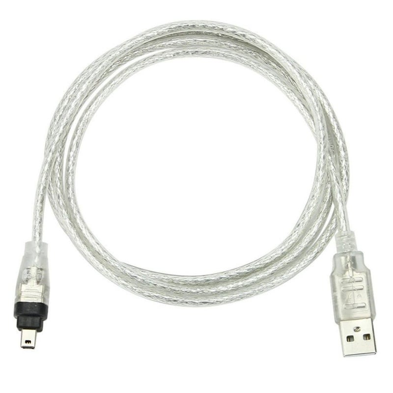 Chenyang 2 Pack Only for DCR-TRV75E DV Firewire to USB Cable USB 2.0 to Firewire IEEE 1394 4Pin iLink Cable 1.0M - Image 5