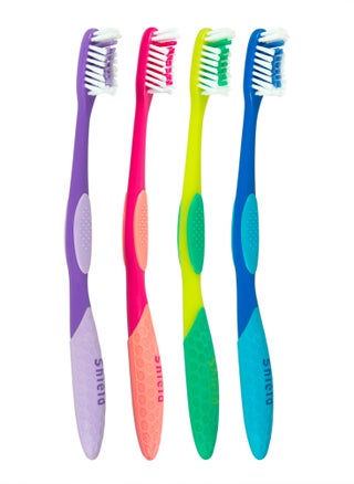 Shield Care Pro-Clean Toothbrush with Small Head for Better Reach (Family Care - Soft Bristles) Individually Wrapped - 4 Colors - 4 Count (Pack of 1) - pzsku/ZAE9F54EFDB1F4D403A2DZ/45/1746192736/c5465a4e-2b16-47b5-97c5-3806c48dcc2f