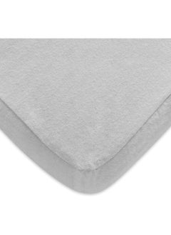 Moonsea Moonsea Pack N Play Sheets, 100% Cotton Flannel, Fitted Portable Mini Crib Sheet for Girls Boys, Ultra Soft Breathable Convertible Playard Mattress Cover, Playard Playpen Sheet, Grey  - Image 1