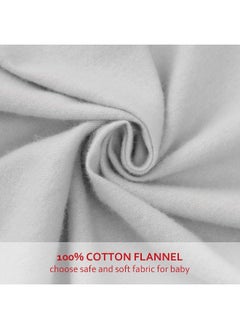 Moonsea Moonsea Pack N Play Sheets, 100% Cotton Flannel, Fitted Portable Mini Crib Sheet for Girls Boys, Ultra Soft Breathable Convertible Playard Mattress Cover, Playard Playpen Sheet, Grey  - Image 2