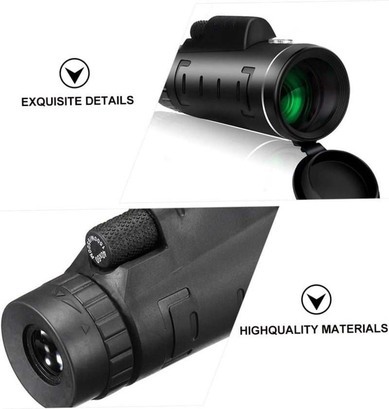 1Set Phone Monocular Telescope Lightweight Handheld Viewing Tool for Camping Hiking Bird Watching High Definition Compact Design with Durable and Material - Image 3