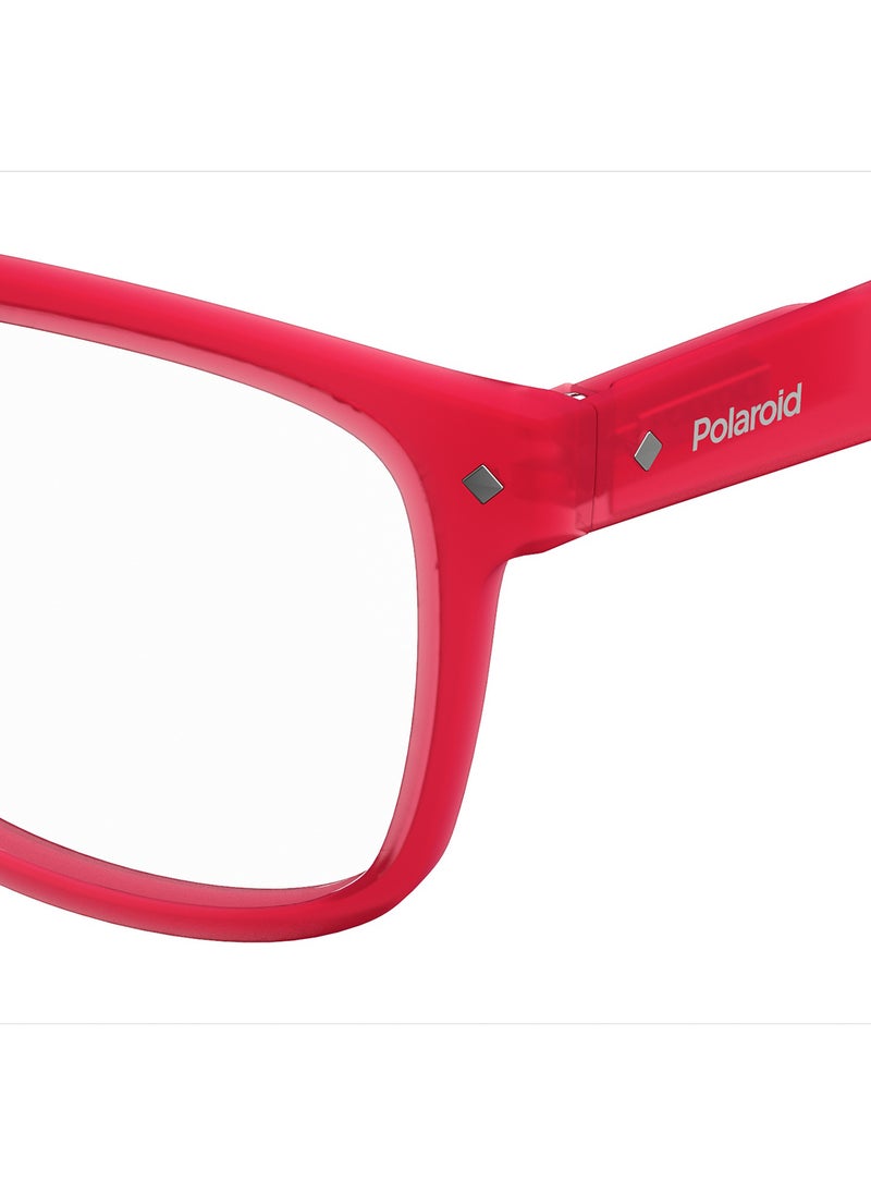 Polaroid - Unisex Square Reading Glasses - Pld 0020/R Red 52 - Lens Size: 52 Mm - Image 1